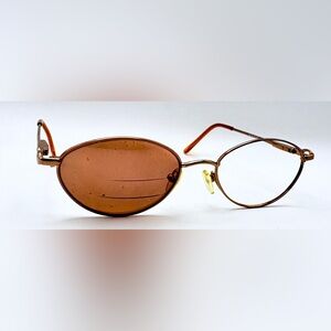 Fundamentals F105 Bronze Oval Sunglasses Frames Only